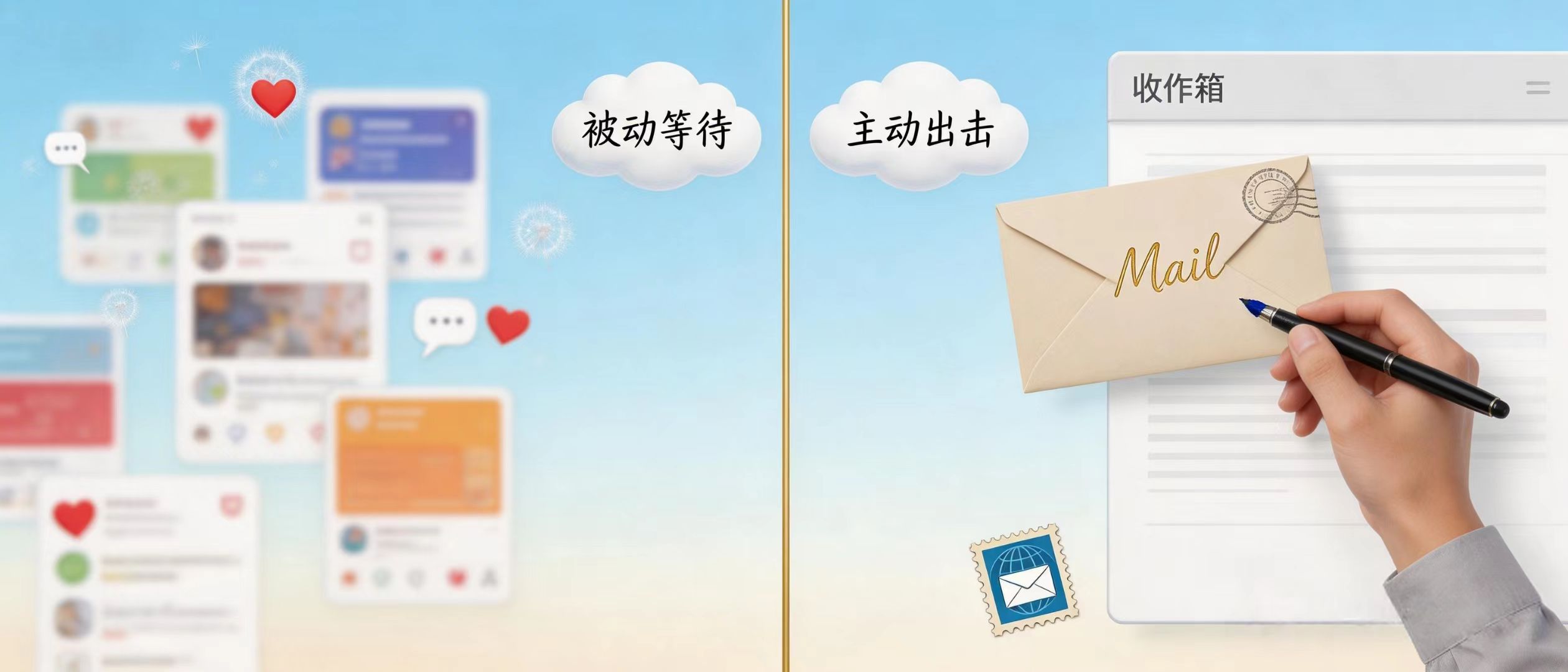 外贸营销选社媒还是邮件?资深玩家更爱这招主动出击的打法